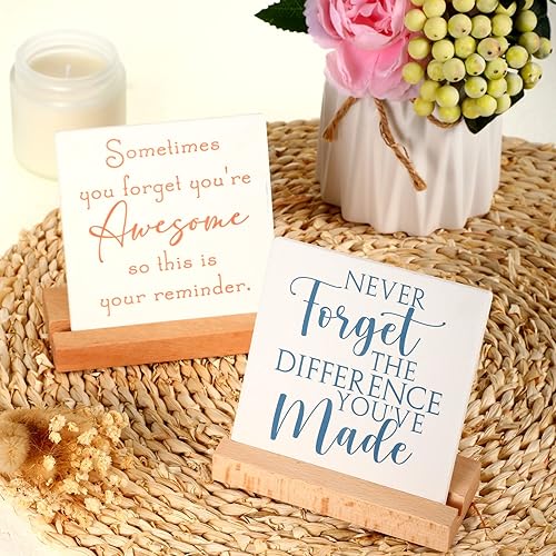 Vista 4 de Sieral Paquete de 6 regalos de agradecimiento de San Valentín para compañeros de trabajo, trabajador social, regalo de agradecimiento inspirador