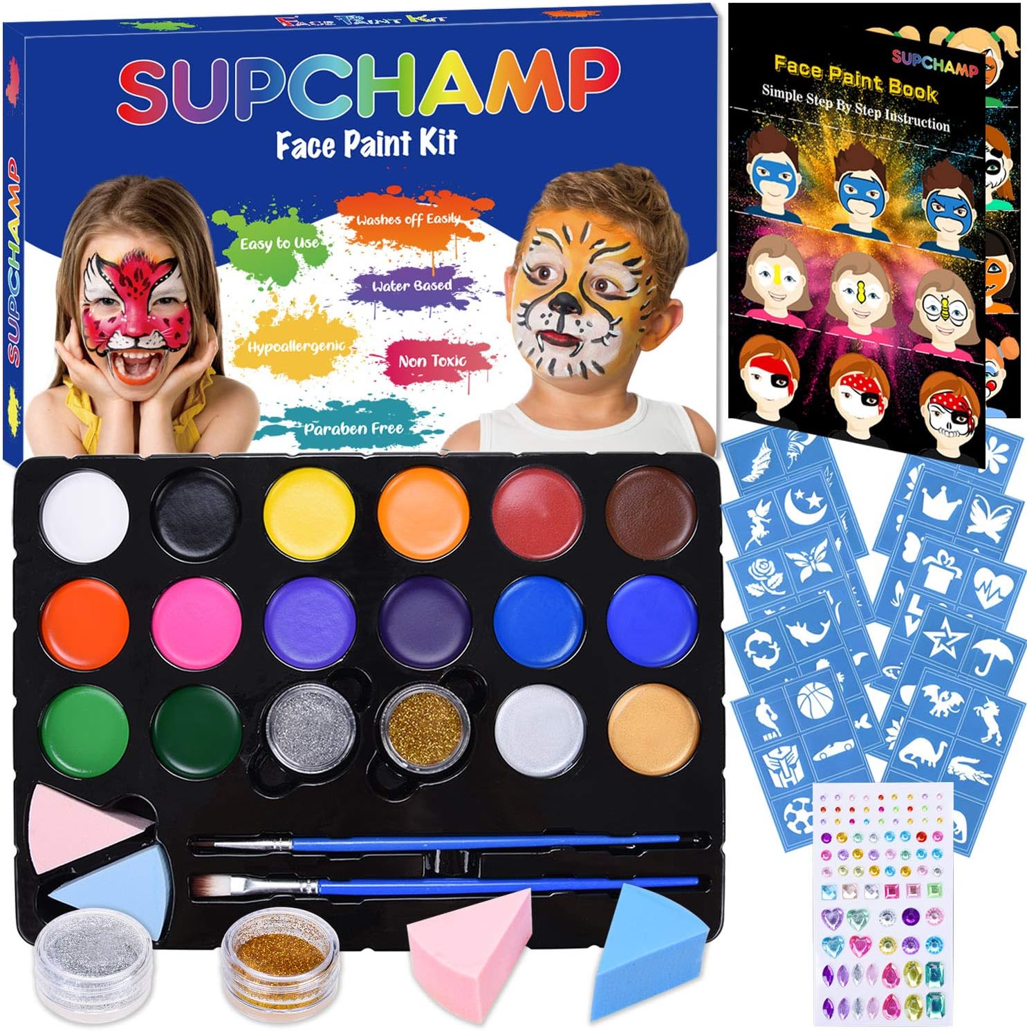 face painting per la festa dei bambini