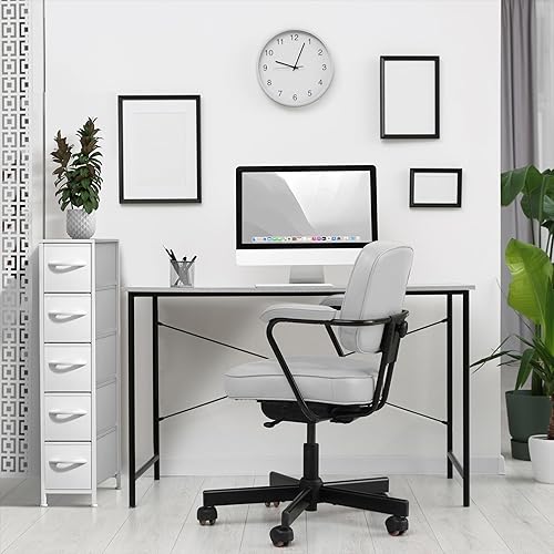 Miniatura 37 de Sorbus Torre estrecha con 4 cajones – Almacenamiento vertical para dormitorio, baño, lavandería, armarios y más, marco de acero, parte superior de