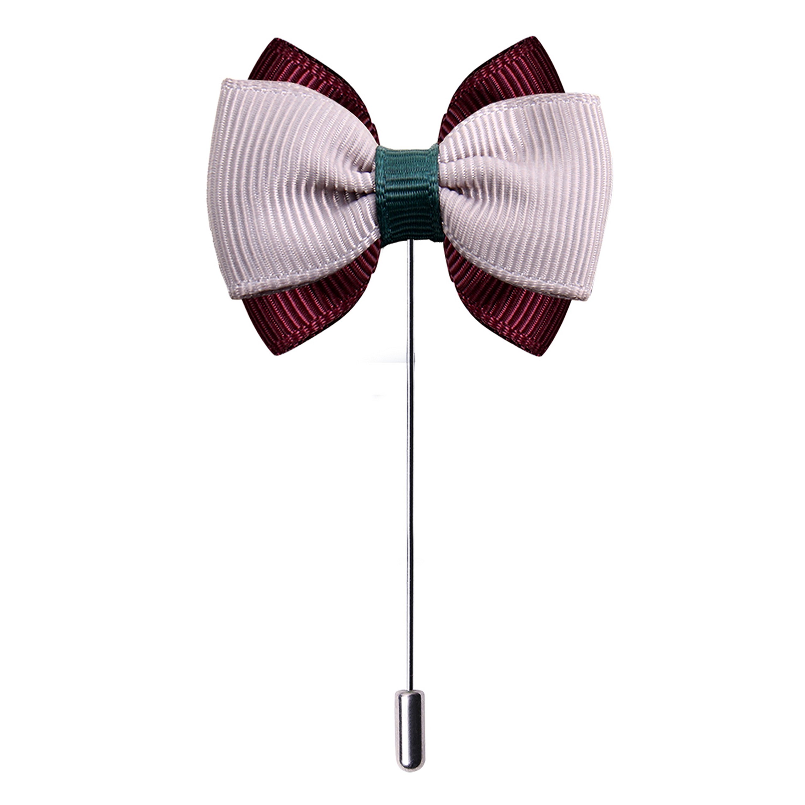 peluche The Graceful Bow Grey Brooch for Men-picture-42