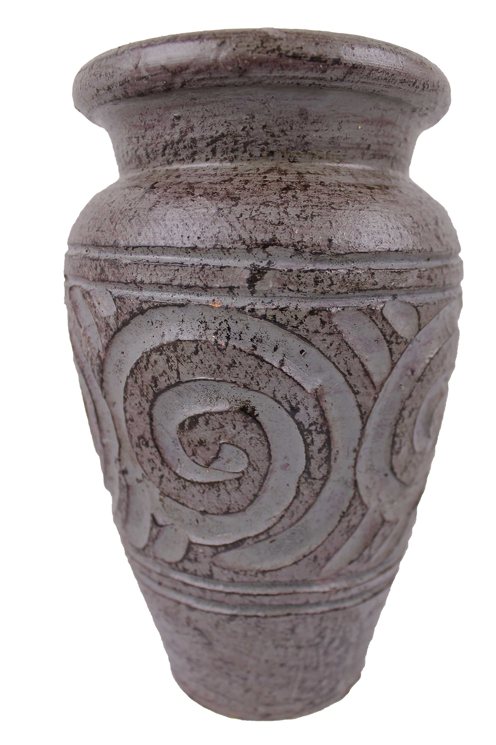 Vase en argile artisanal Rotfuchs de 20 cm en terre cuite rouge pour sublimer votre intérieur