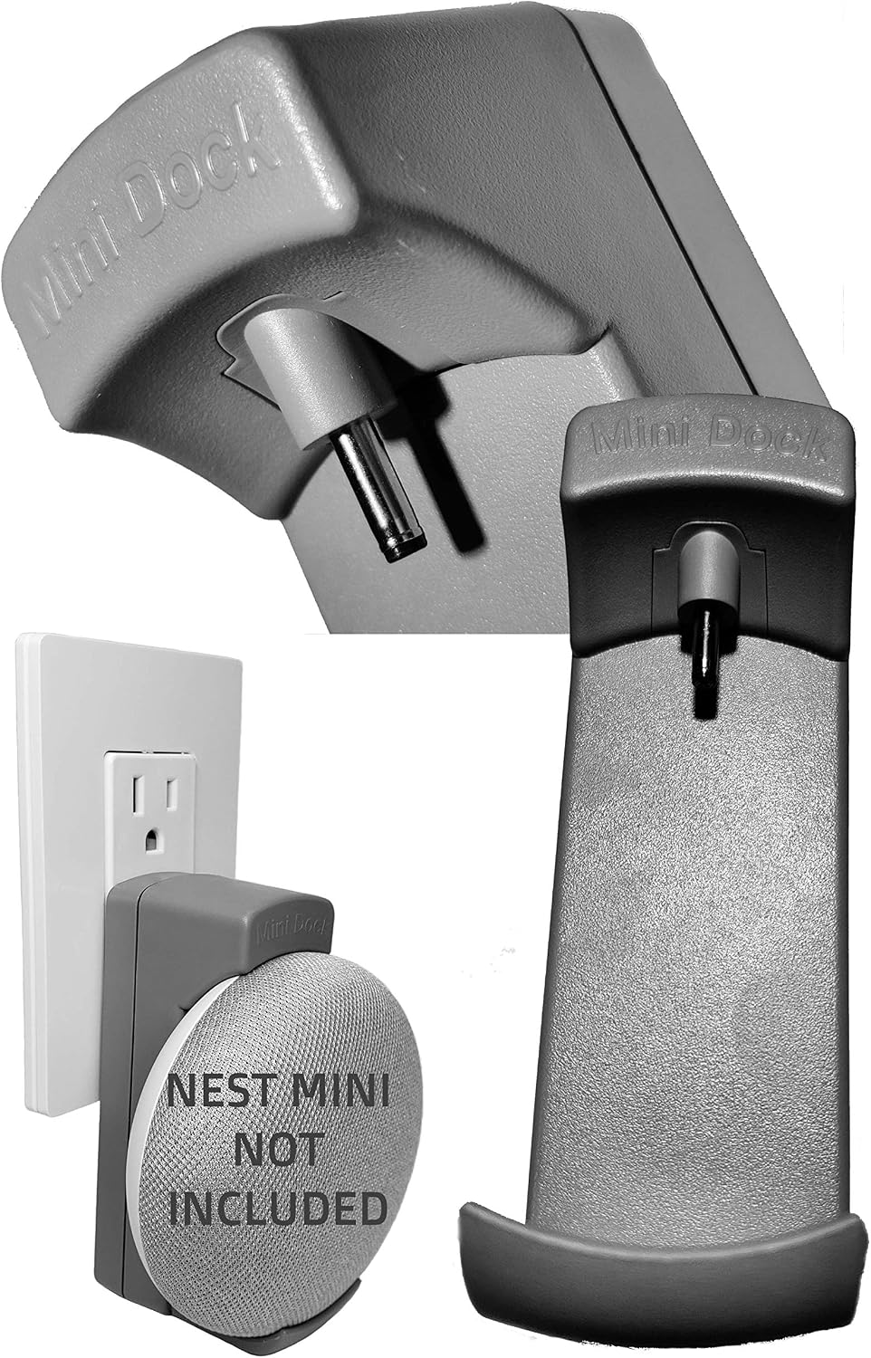 TecScan Google NEST Mini (2nd Generation) Wall Mount Mini Dock Cord-Free