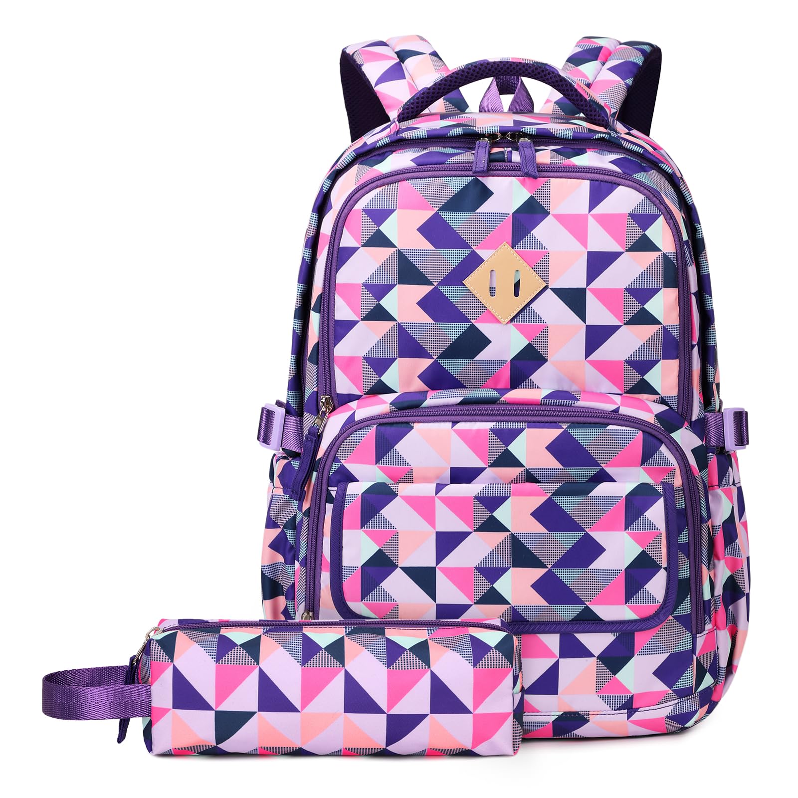 MOONBABY Kids Backpacks for Girls Boys School Bookbag with Pencil Case for Elementary Primary Middle School, Outdoor, Travel