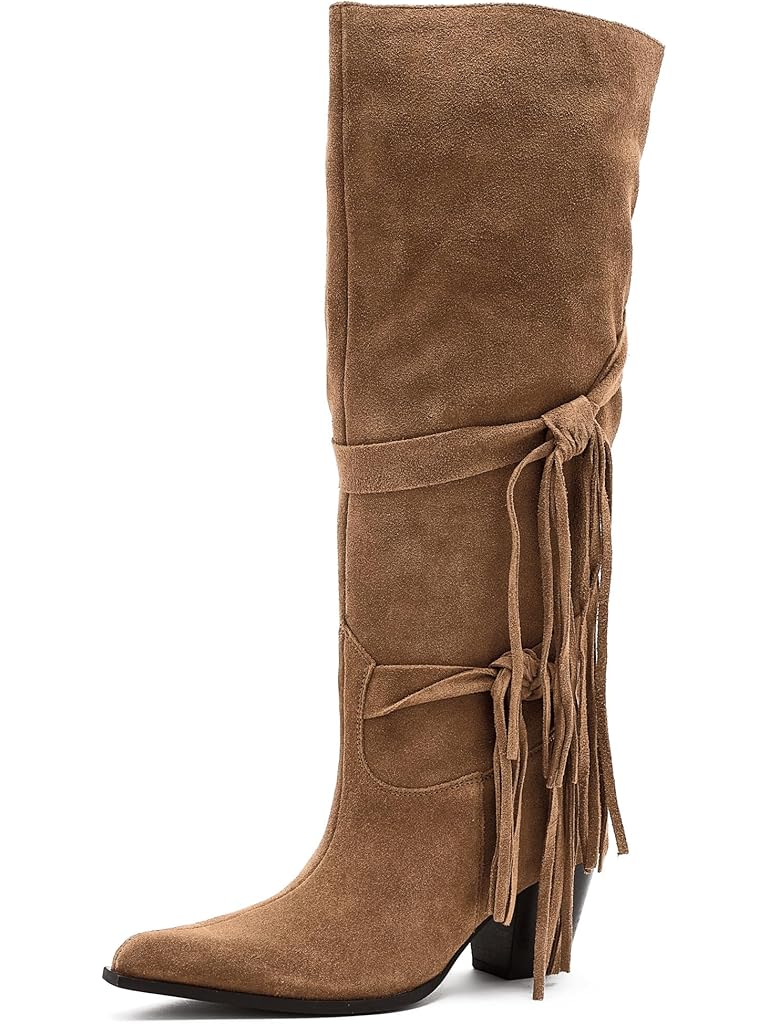 Bone Free People Fast Lane Fringe Boots