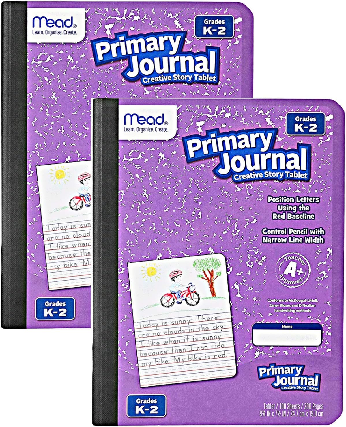 Mead Primary Journal Kindergarten Writing Tablet 2 Pack