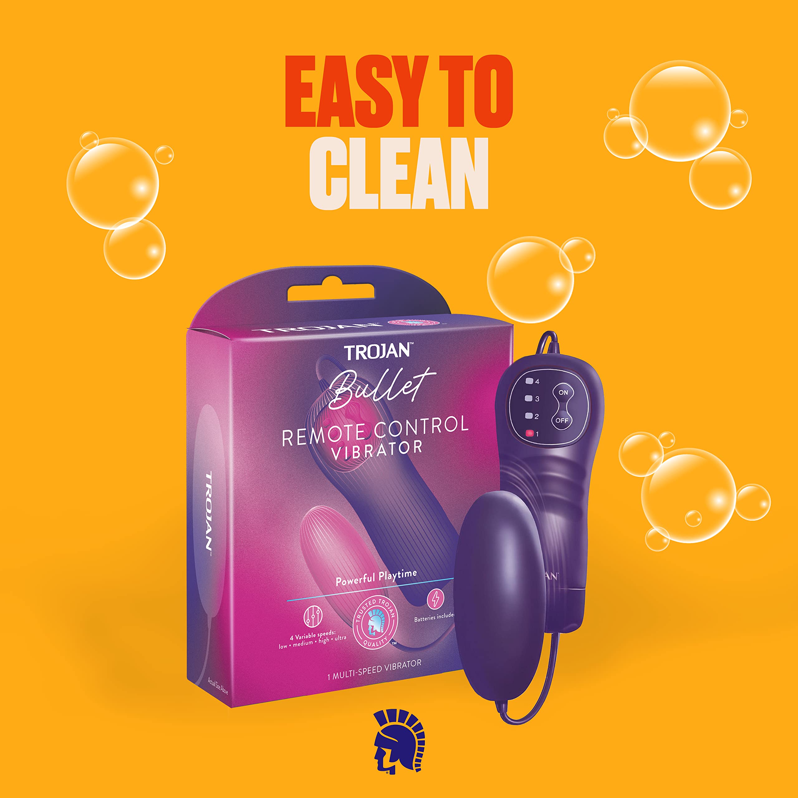 Trojan Bullet Remote Control Vibrator, Trojan's Most Powerful Sex Toy, Soft Vibrating Reusable Sex Toy with 4 Variable Speeds - Pack of 1 : Amazon.co.uk: Health & Personal Care Trojan Bullet Remote Control Vibrator, Trojan's Most Powerful Sex Toy, Soft Vibrating Reusable Sex Toy with 4 Variable Speeds - Pack of 1 : Amazon.co.uk: Health & Personal Care