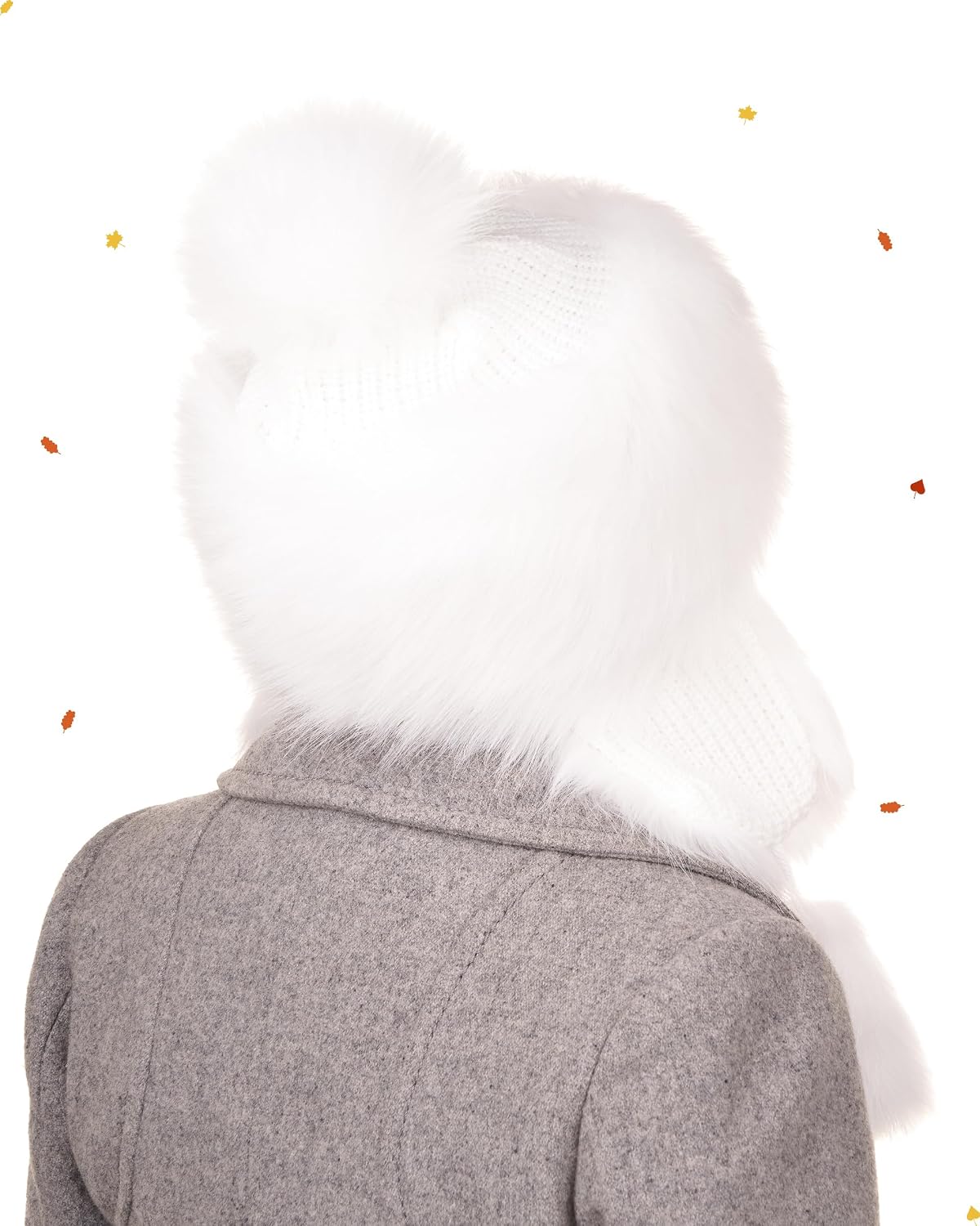 Futrzane Classic Ear Flaps Hat - Fur Trapper Hat for Women - Winter Ushanka Hat