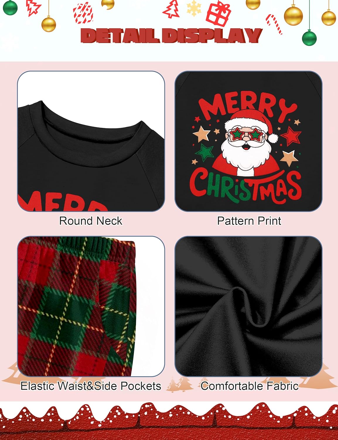 WIQI Toddler Boy Clothes Color Block Long Sleeve Sweatshirt and Pants 2 Piece Boys Sweatsuit Fall Winter Outfits Set - Image 5