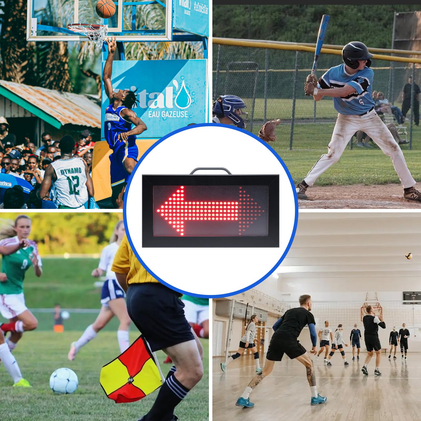 Indicateur De Possession De Basket-ball LED, Haute Luminosité, Grand écran, Possession électronique De Basket-ball, Pour Basket-ball, Volley-ball, Tennis (prise Américaine