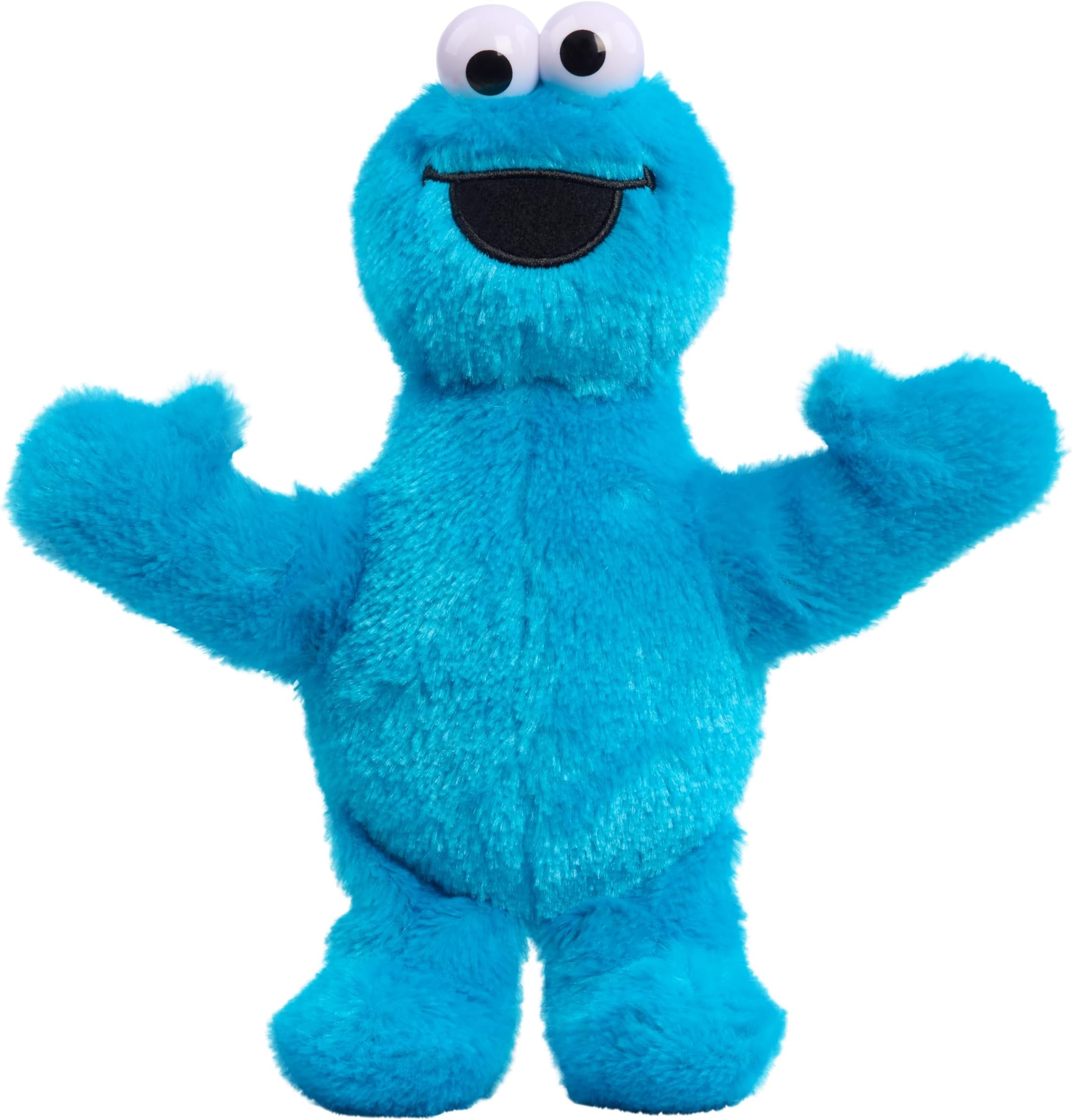 Friends 8-inch Cookie Monster Sustainable Plush Stuffed Animal, Kids Toys for Ages 18 Month by Just Play