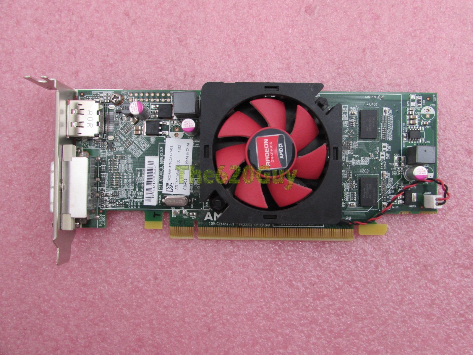 Dell 0WH7F AMD Radeon HD 6450 1GB 64-Bit DDR3 PCIe x16 Low Profile Video Card