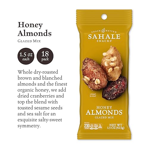 Miniatura 62 de Sahale Snacks - Mezcla glaseada de nueces de macadamia, anacardos, vainilla y mandarina, 1.5 onzas (paquete de 18)