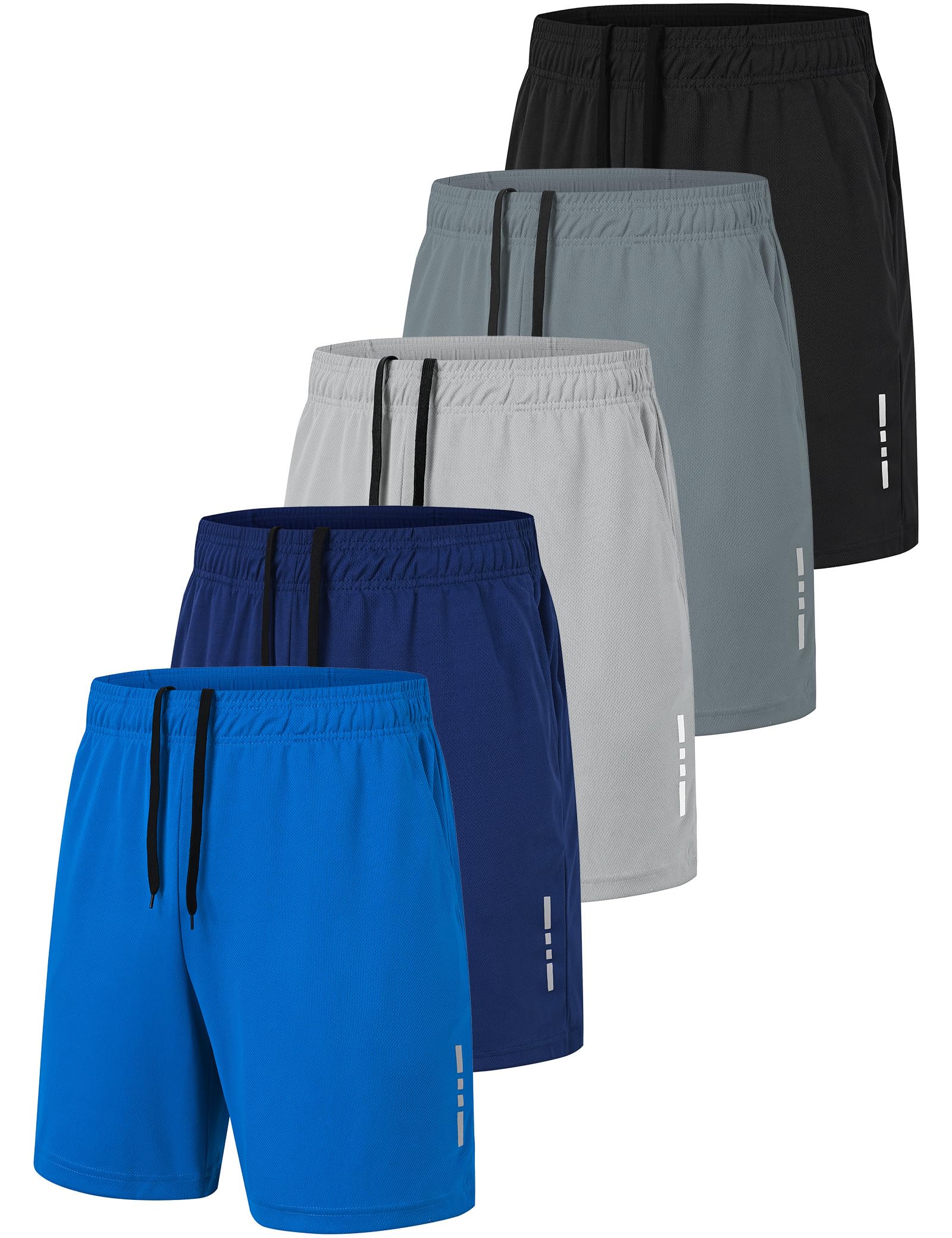 xtuwkzo Sporthose Herren Kurz Sport Shorts Sommer Schnell Trocknend Kurze Hosen Männer Laufhose Gym Basketball Shorts Jogginghose mit Taschen