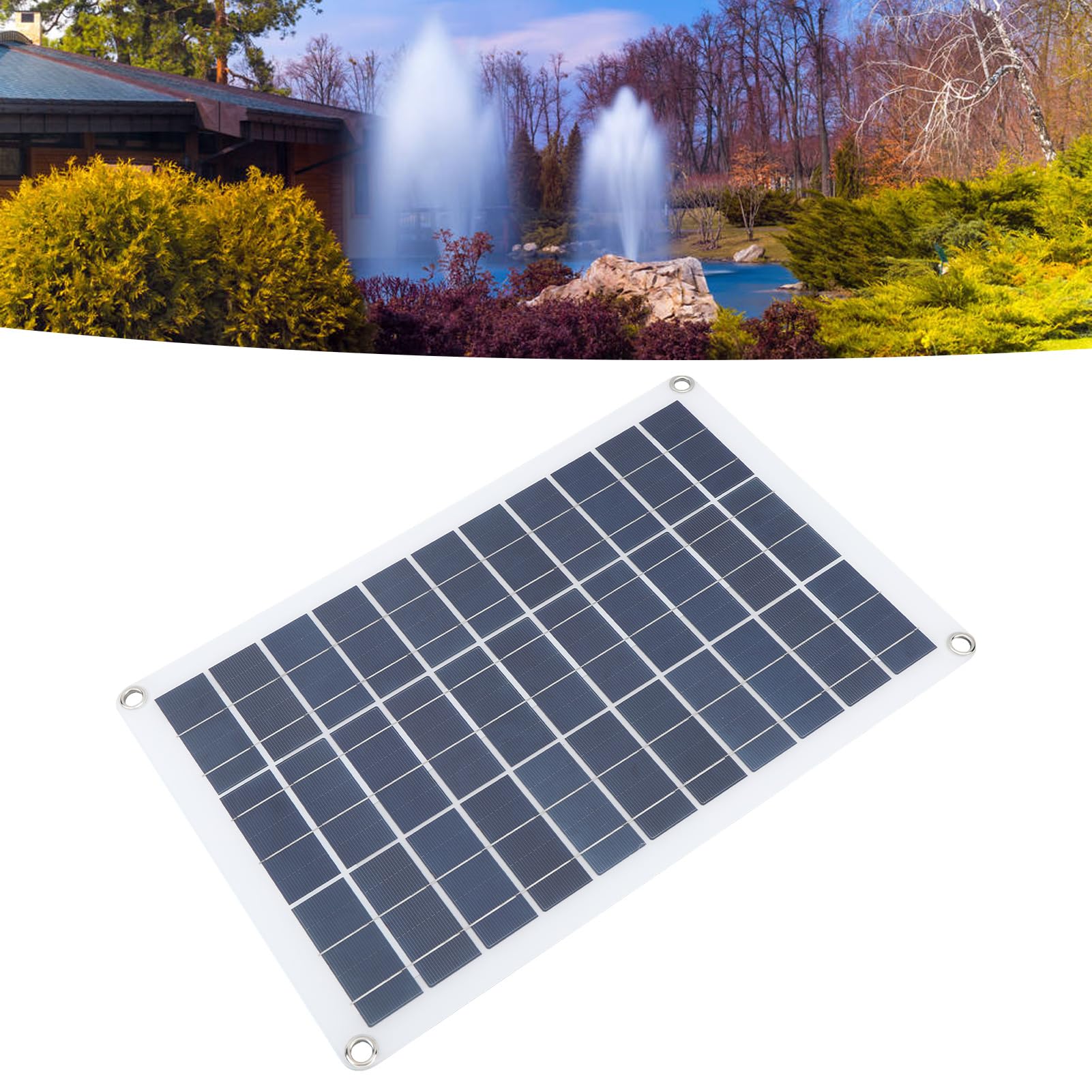 Kit pompa acqua solare 12V Pompa per fontana ad energia solare senza spazzole DC per stagni, vasche per uccelli, giardini e giochi d'acqua all'aperto