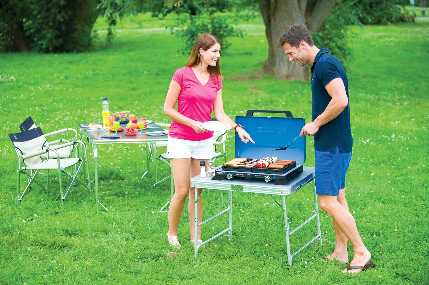 Campingaz Uni 400 SG Campingkocher, Kompakter Outdoor Kocher