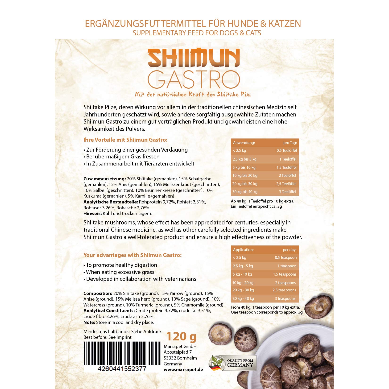 Bellfor Pack Perros Grandes: Pienso Prensado en Frío con Insectos 4 kg + Snacks 200 g + Shiimun Gastro 120 g, Sin Cereales, Digestión Sensible