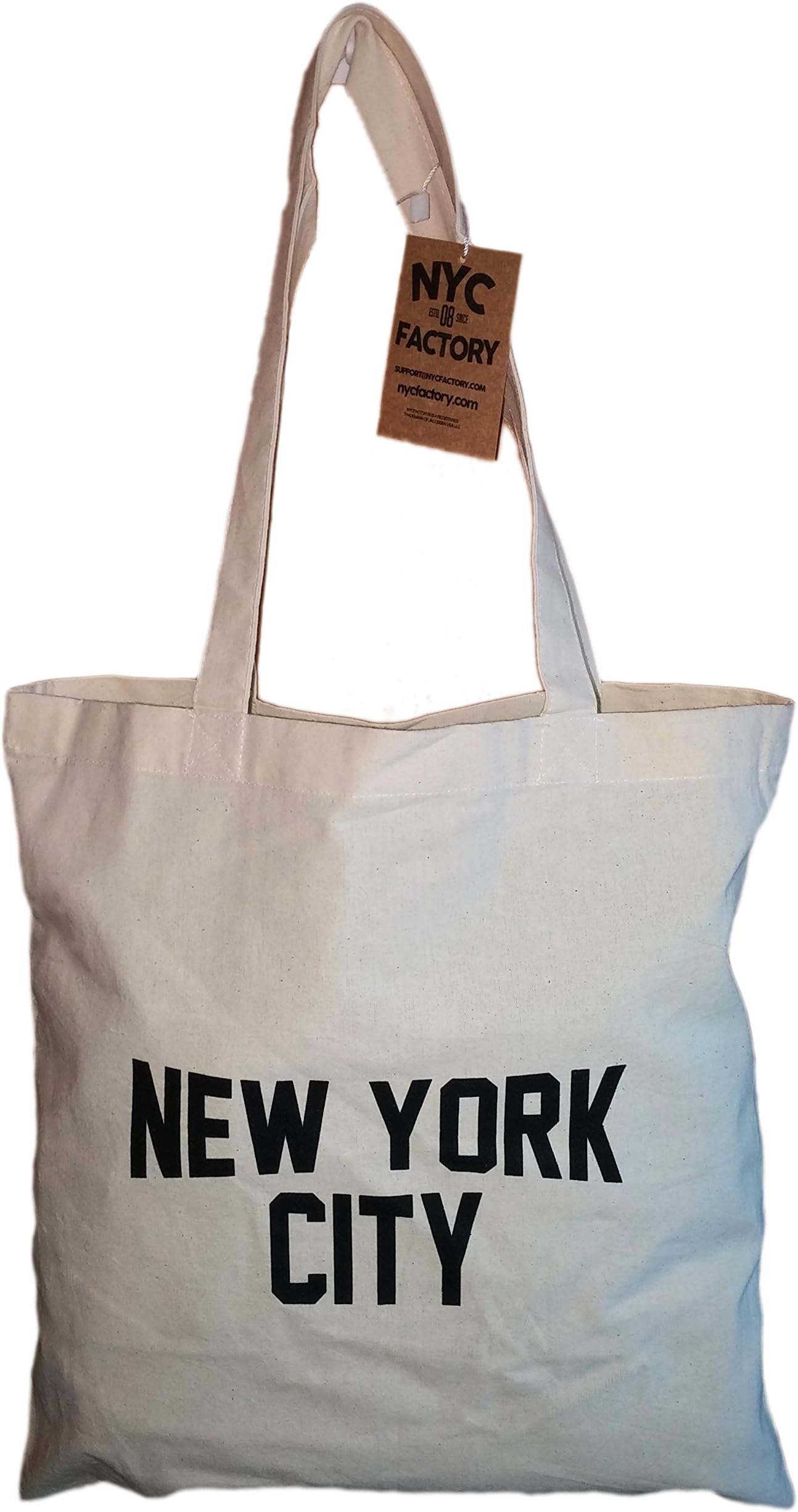 NYC Tote Bag New York City 100% Cotton Canvas Screenprinted