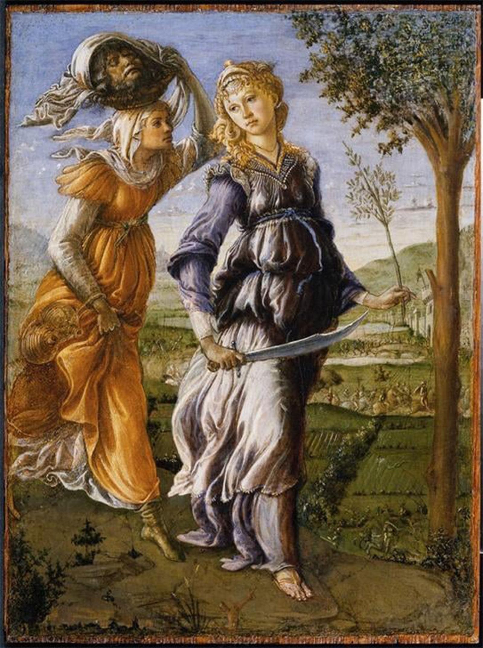 Toile Botticelli Retour de Judith à Béthulie, le charme historique pour inspirer votre esprit - 5