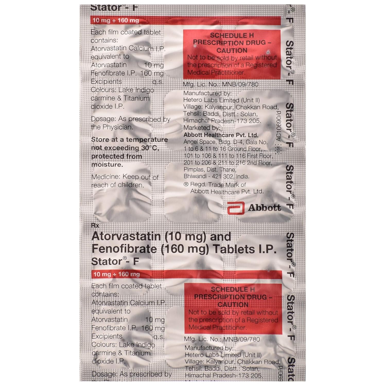 StatorF Strip of 15 Tablets Amazon.in Health & Personal Care