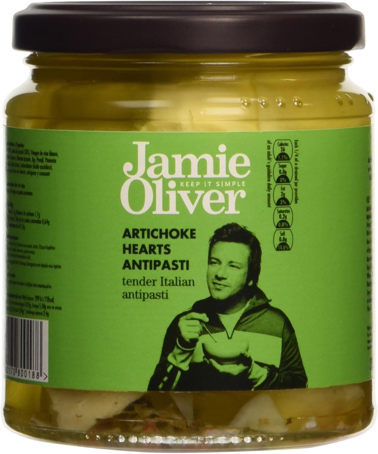 Jamie Oliver Artichoke Hearts Antipasti, 280g Amazon.co.uk Grocery