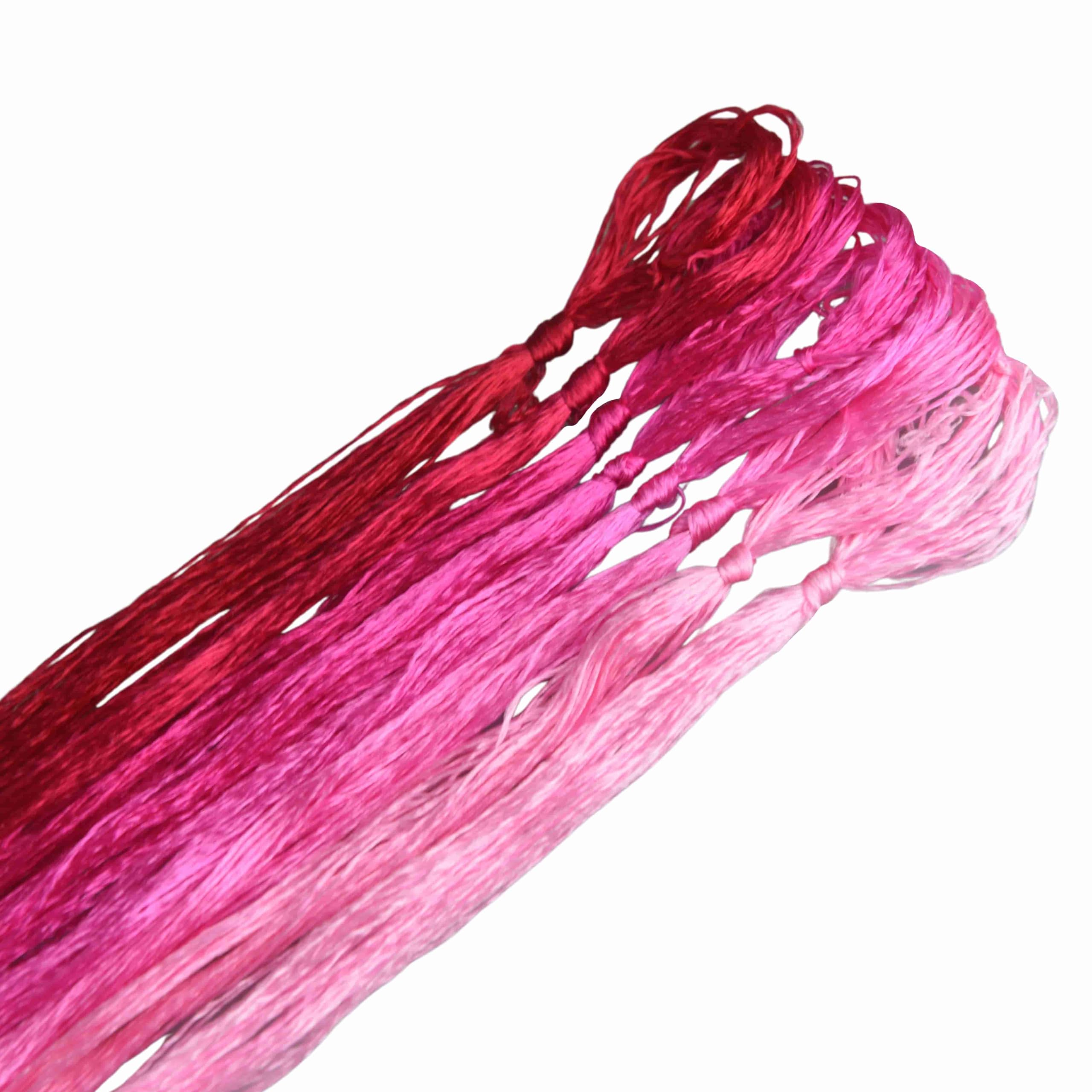 MINGGUXIUYI Colours Gradient Mulberry Silk Embroidery Threads – 22M Each, for Hand Embroidery/Cross Stitch/Knitting/DIY Crafts (106)