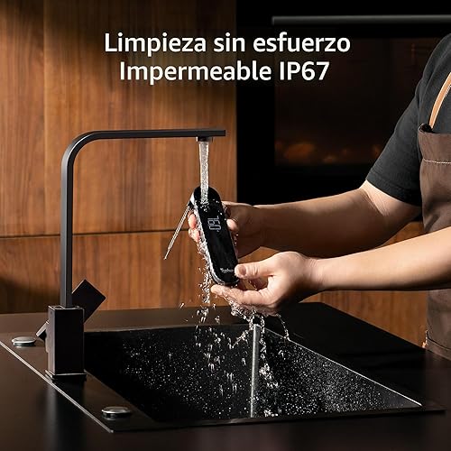 Miniatura 6 de Typhur InstaProbe Core - Termómetro digital para carne de lectura instantánea de 0.5 segundos, con pantalla legible a la luz del sol para cocinar