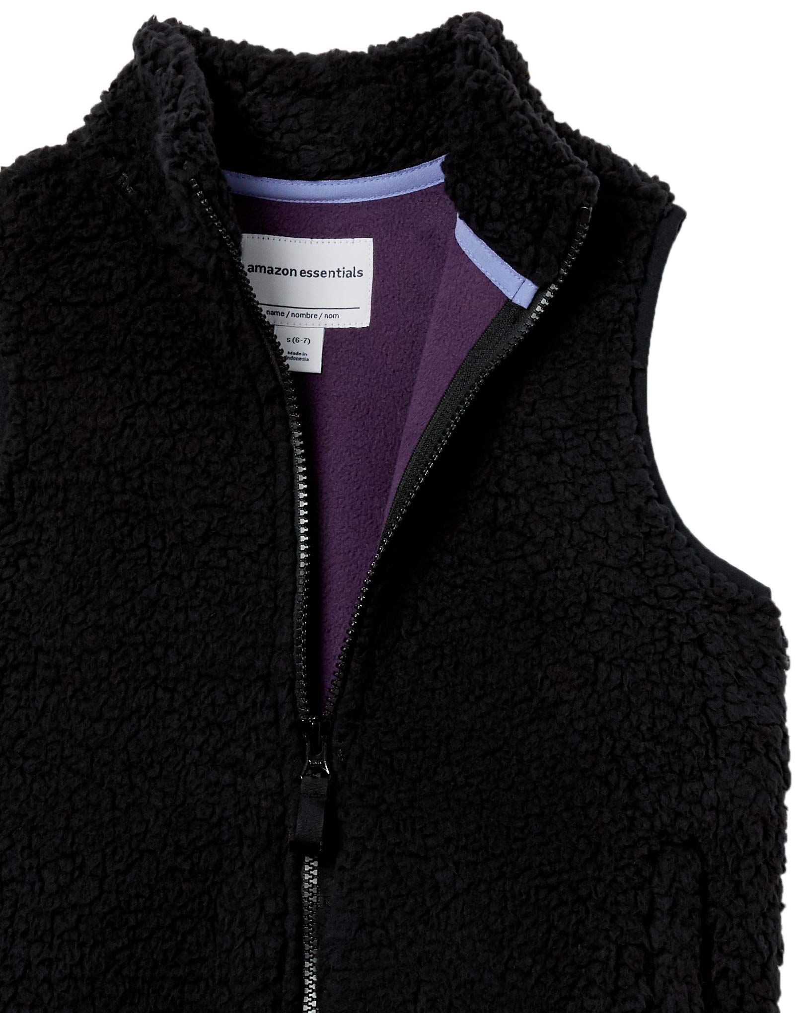Amazon Essentials Bambine e Ragazze Gilet in Pile Sherpa con Tasche