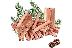40 Pack Spanish Cedar Wood Blocks for Clothes Storage
