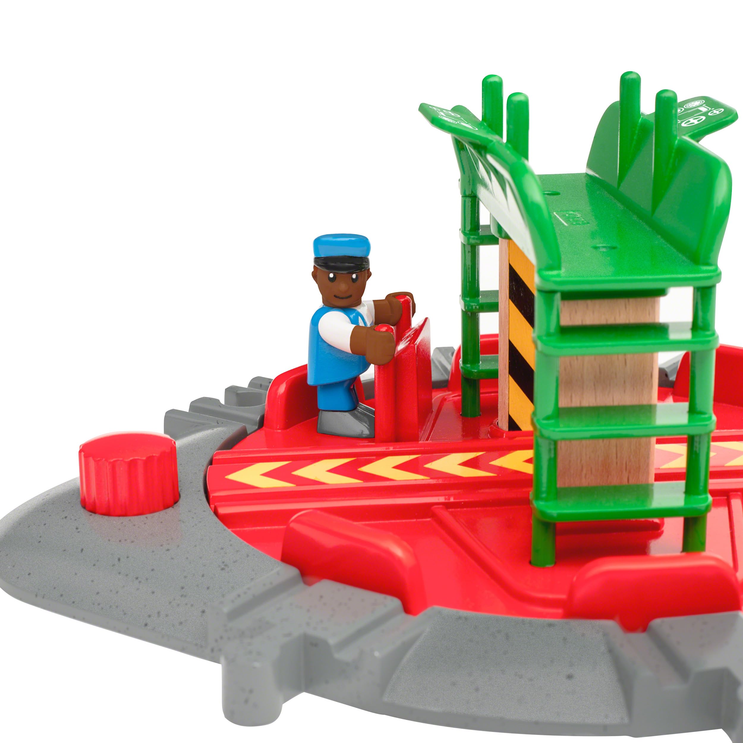 BRIO 33476 Lok-Drehscheibe mit Kontrollbrücke
