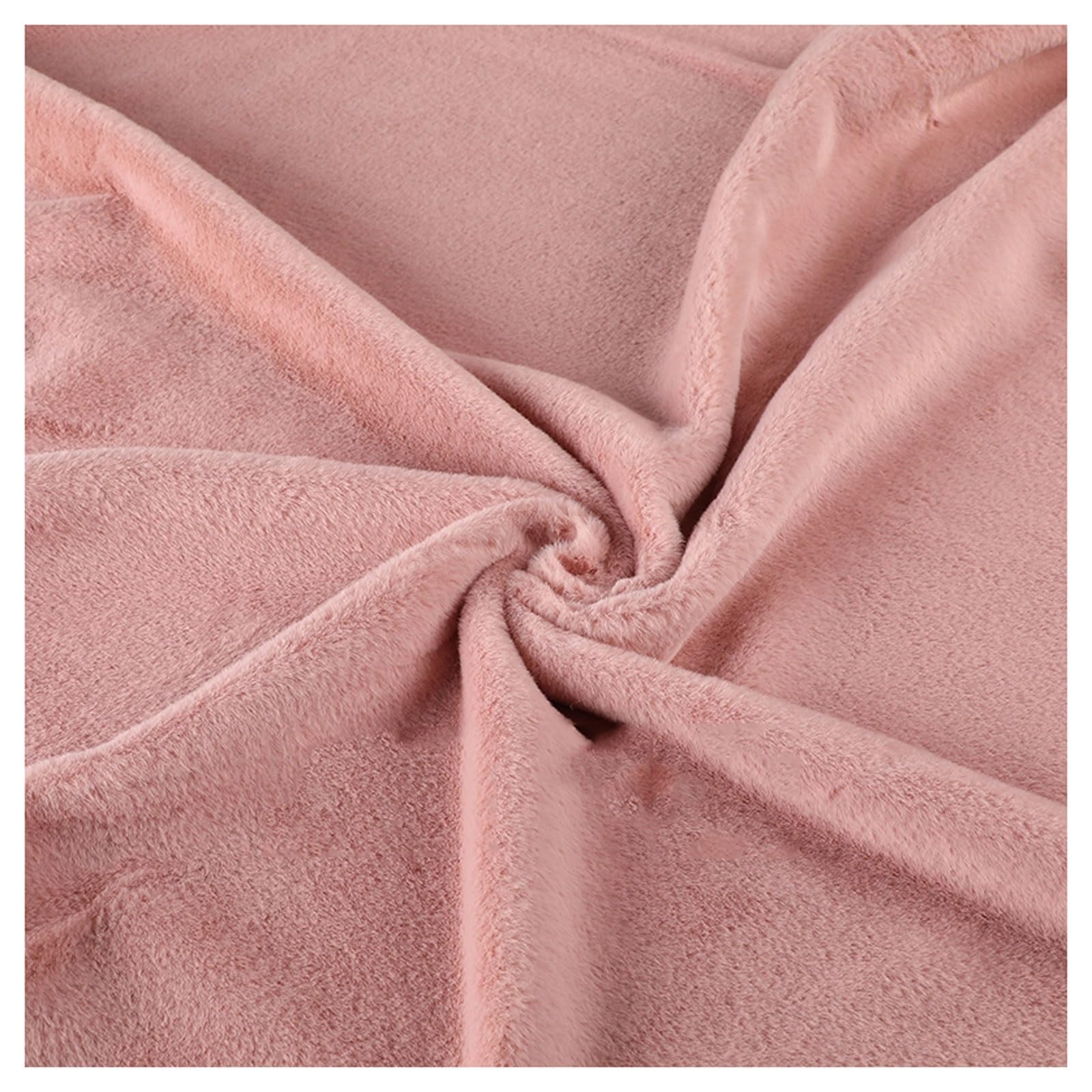 Fluffy Furry Faux Fur Fabric 8mm Short Pile Fabric Material Soft Faux Fur Textiles for Dressmaking, Costume, Arts, Crafts, Home Décor, Accessories, Scarves, 50x50cm/50x160cm (Color : Pink 4, Size :