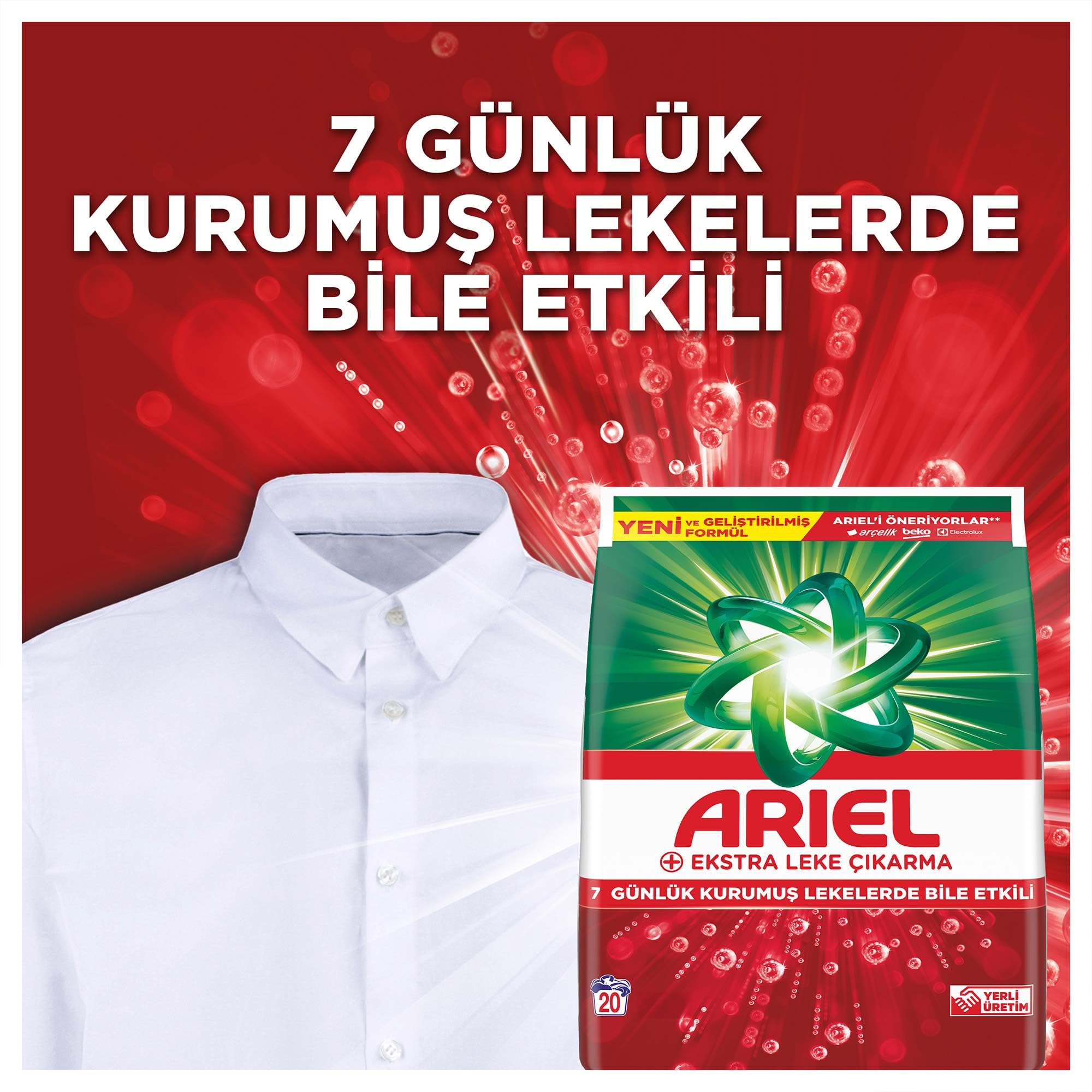 Ariel Ekstra Leke Çıkarma Toz Çamaşır Deterjanı 5.5 Kg 36 Yıkama