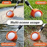 Vista 4 de SPEENSUN Golf Ball Retriever, Max 5.9/9/12/15 Ft Lightweight and Portable Golf Ball Retriever Telescopic, Stainless/Aluminum Alloy Golf Ball Grabber