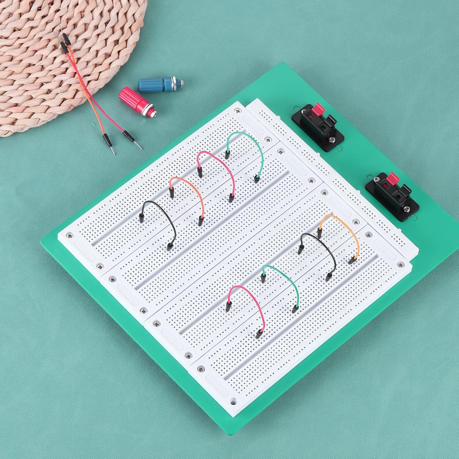 3220 Tie-Points Breadboard, Zy-208 Solderless Testing Breadboard Wiederverwendbares Breadboard Zum Testen Von Schaltungen, Debuggen Und Trainieren Von Elektronischen Schaltungen