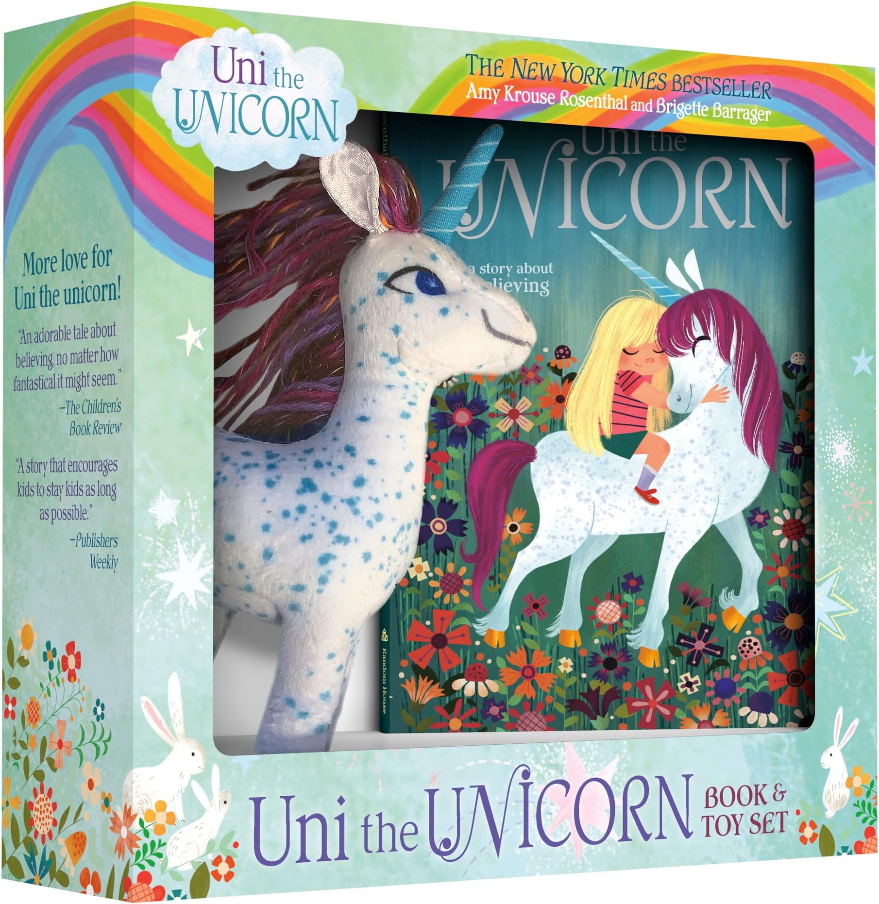UNI THE UNICORN BOOK AND TOY SET