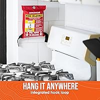 Vista 4 de Go Time Gear Emergency Fire Blanket for Home and Kitchen, Fire Retardant Emergency Fire Blanket Kit, Survival Fireproof Blanket Up to 1,200 Degrees