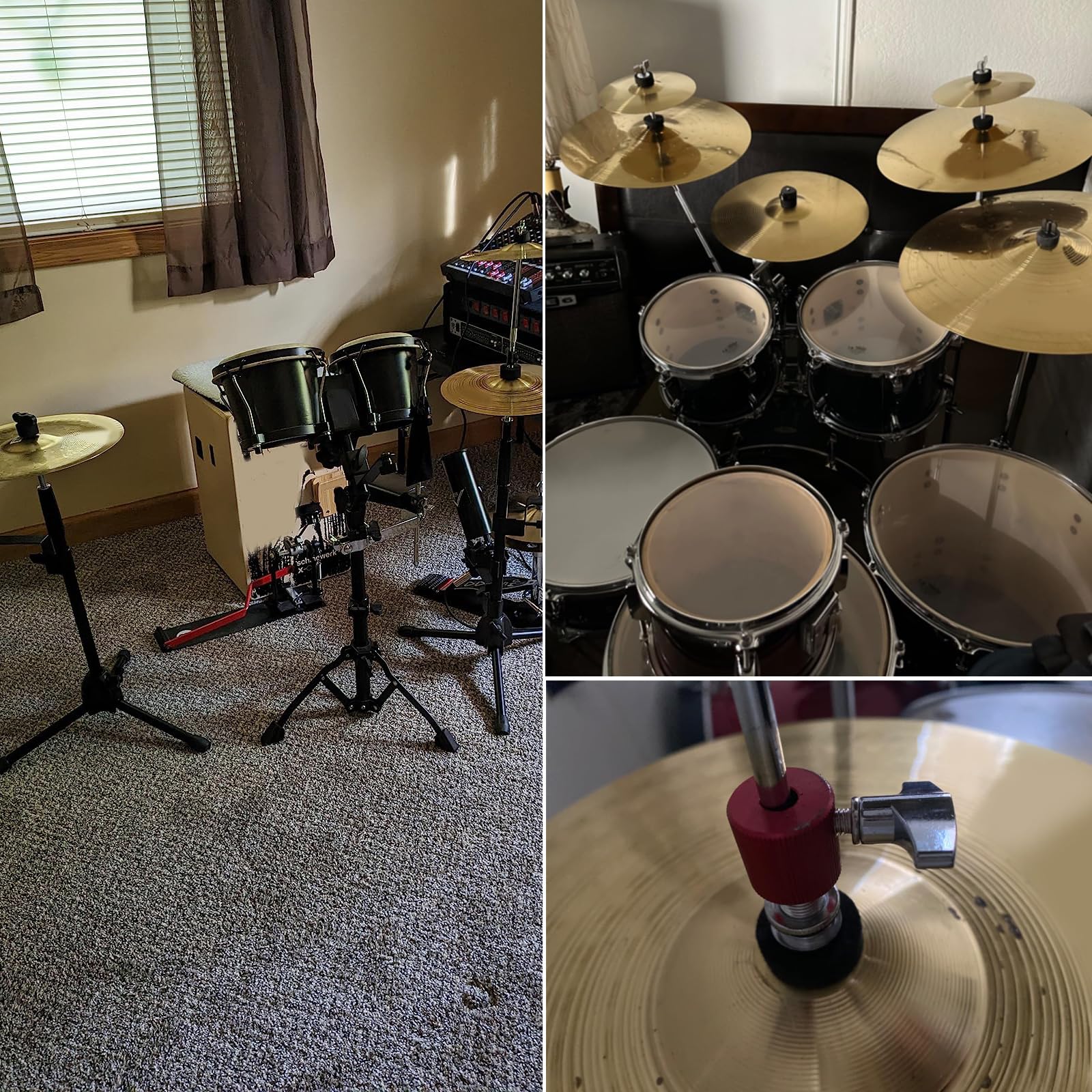 Kit Accessori Piatti Batteria 21 Pezzi - Feltri, Manicotti, Dadi E Rondelle - Foto 7