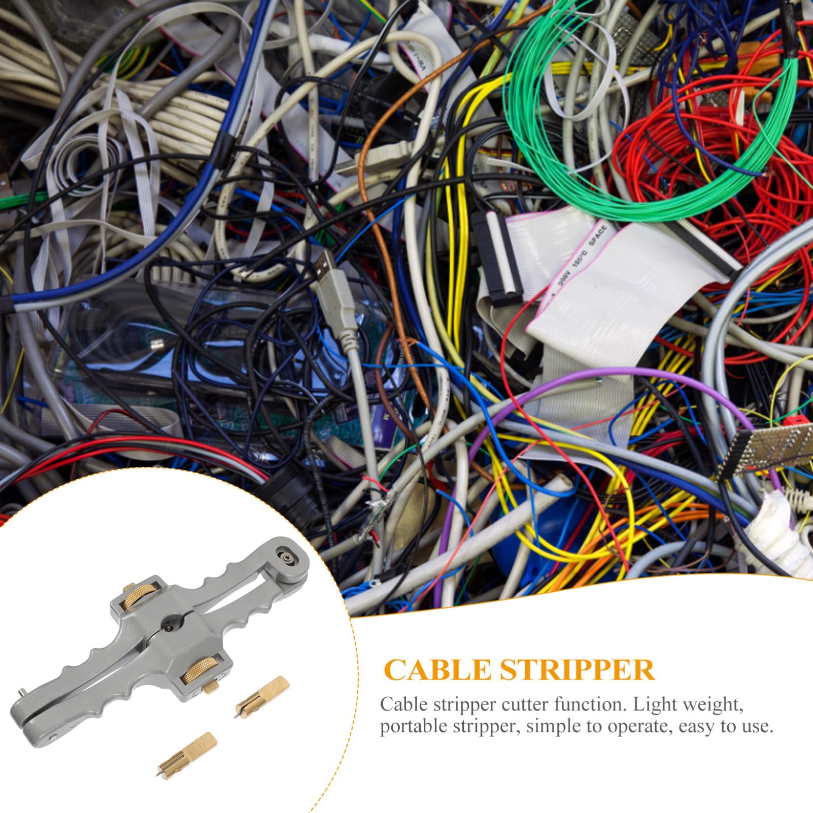 Strumento di Spogliatura per Cavo Fibra Ottica a Taglio Longitudinale