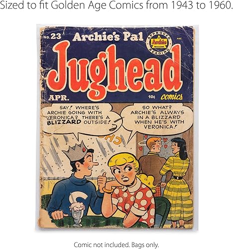 Miniatura 2 de TitanShield Golden Age - Bolsas resellables para cómics (150 unidades)