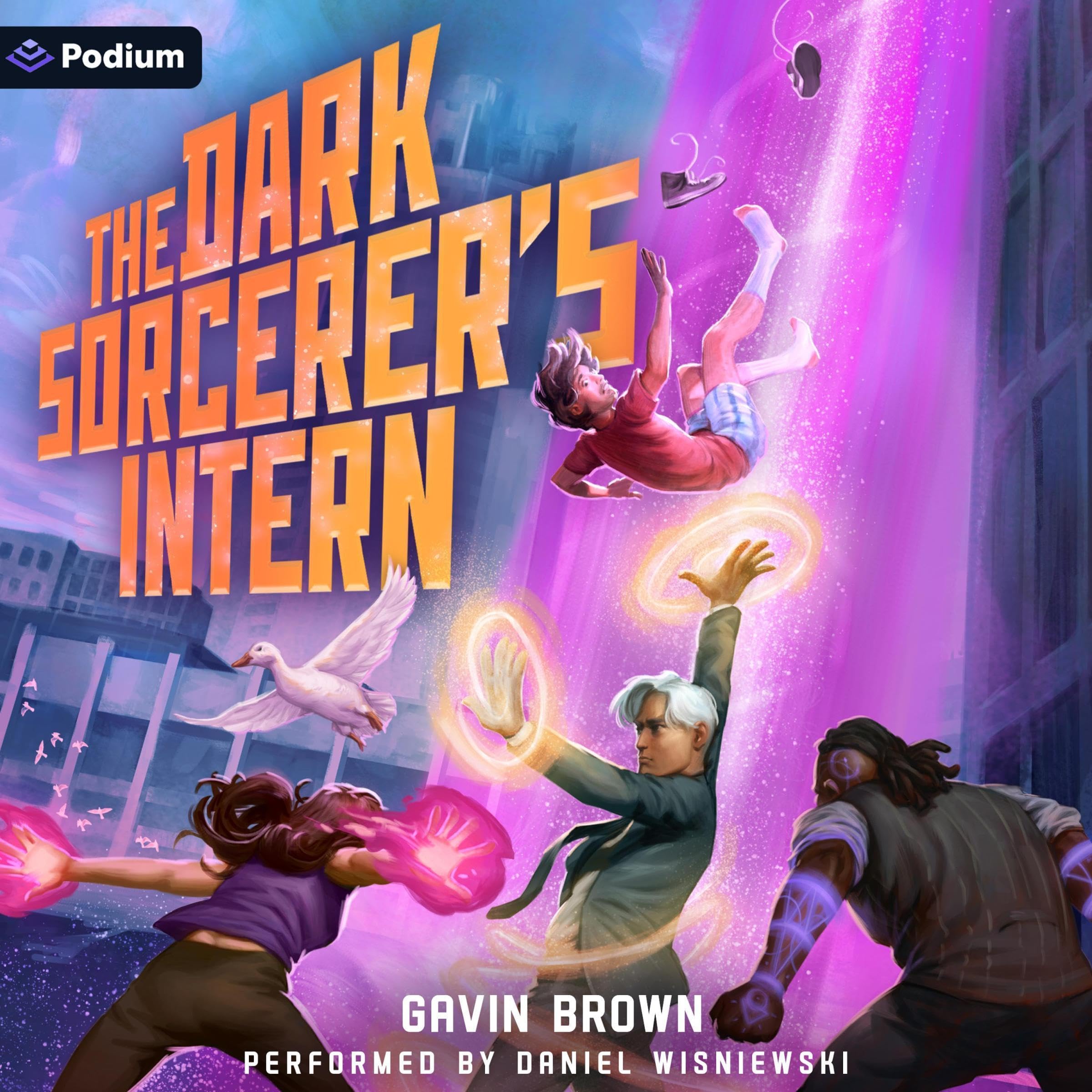 Cover art for The Dark Sorcerer's Intern: A Humorous Urban Fantasy