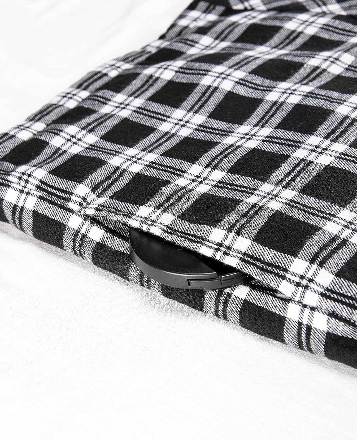 Lisskolo Men's Green Winter Plaid Zip Up Bomber Hooded Jacket