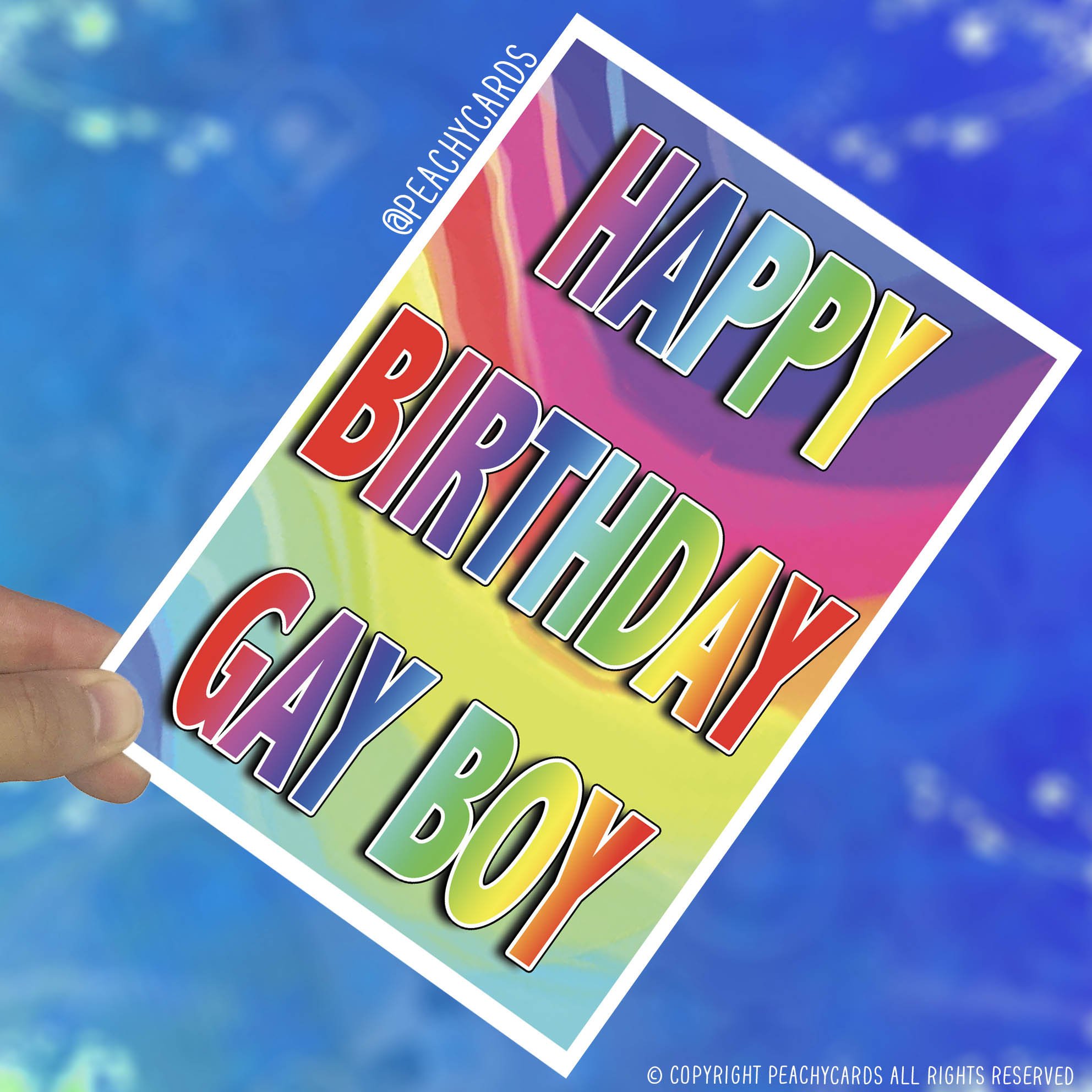 Funny Cards - Biglietto di auguri di compleanno per il mio gay