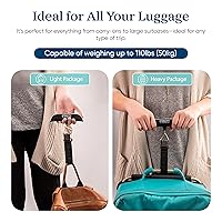 Vista 7 de Etekcity - Báscula digital de mano para equipaje Azul brillante