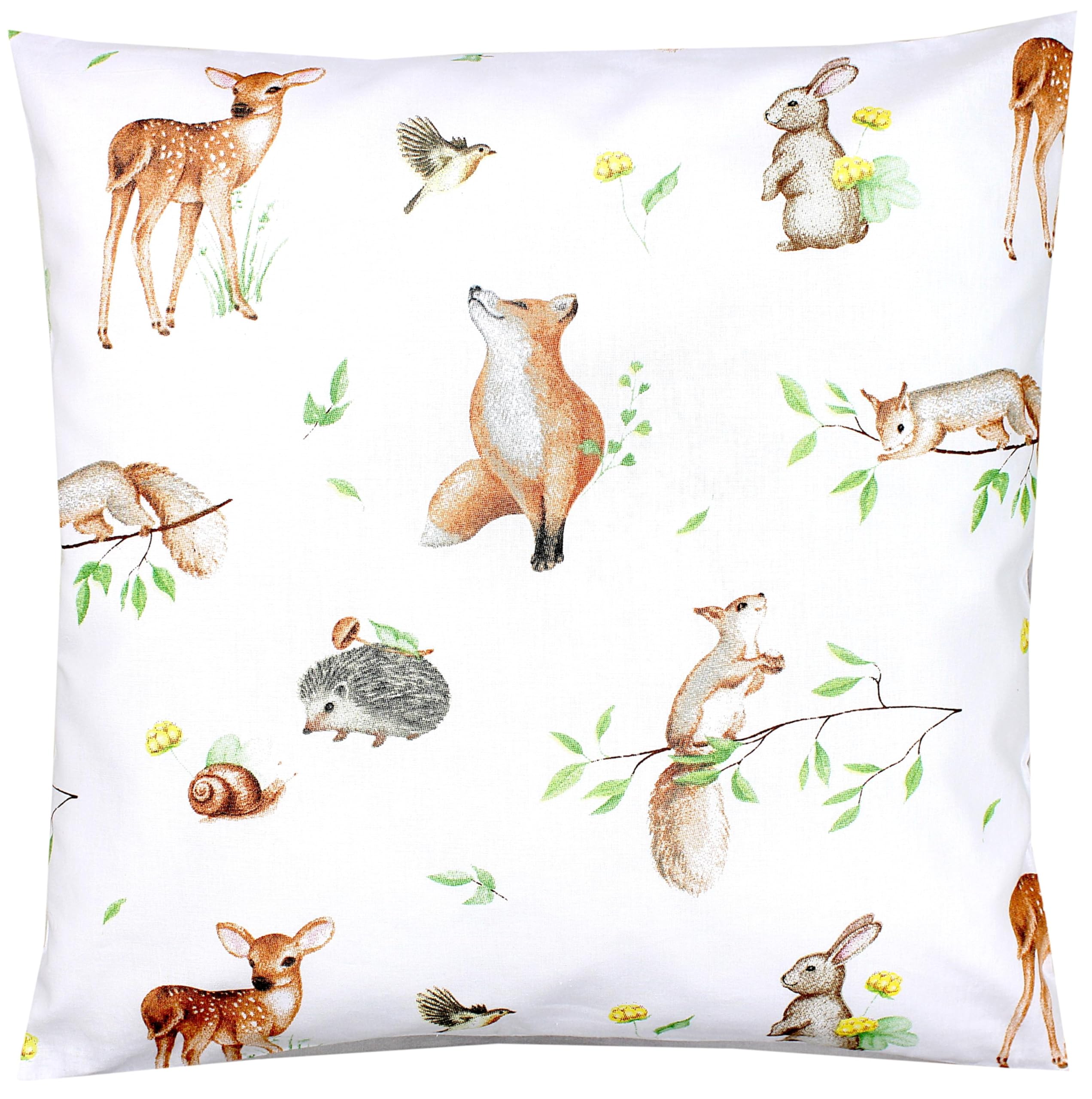TupTam Funda para Cojin con Diseño Decorativo para Niños, Oso Dino Verde Gris, 40 x 80 cm — view 19