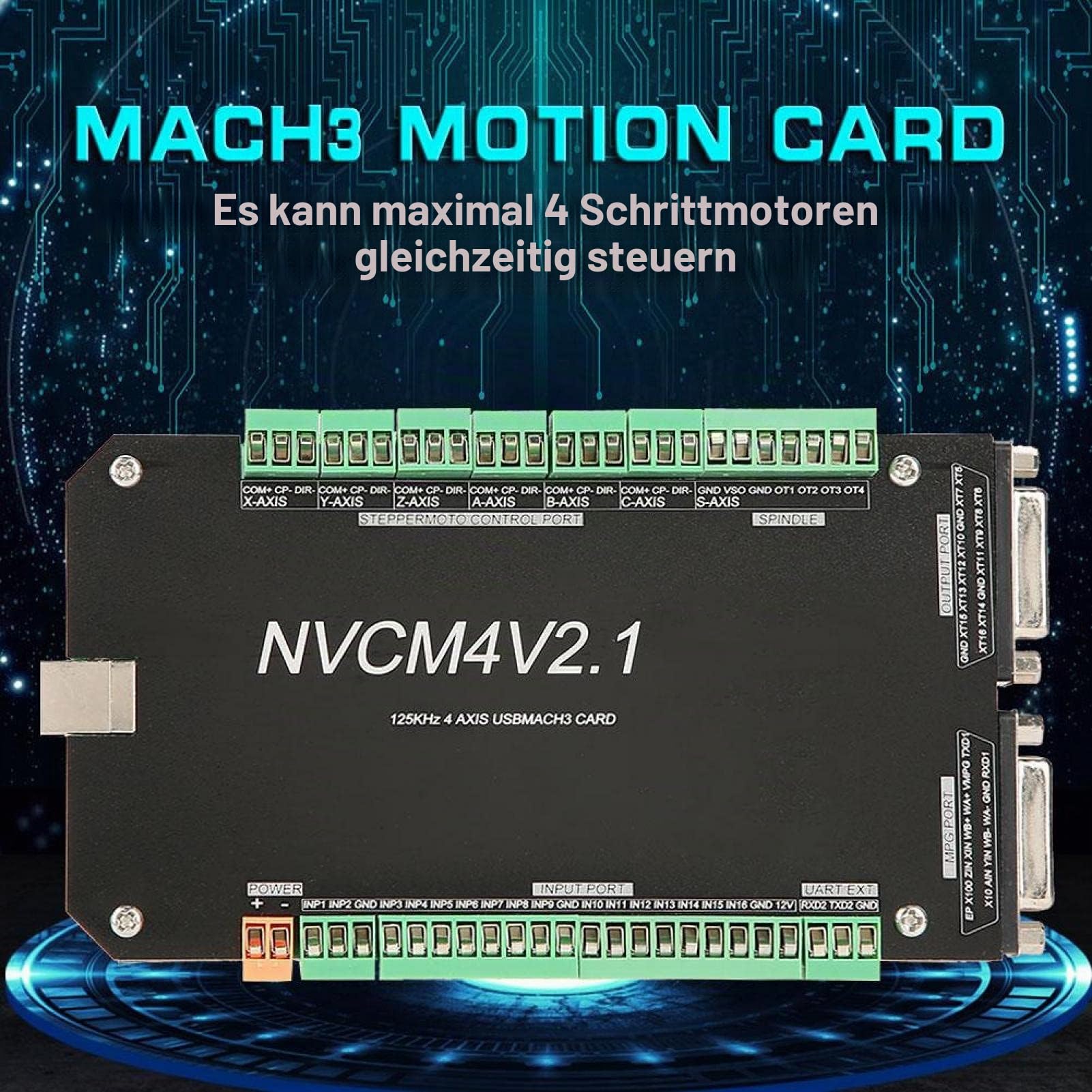 CNC Bewegungssteuerungskarte, Schrittmotor Motion Control Karte