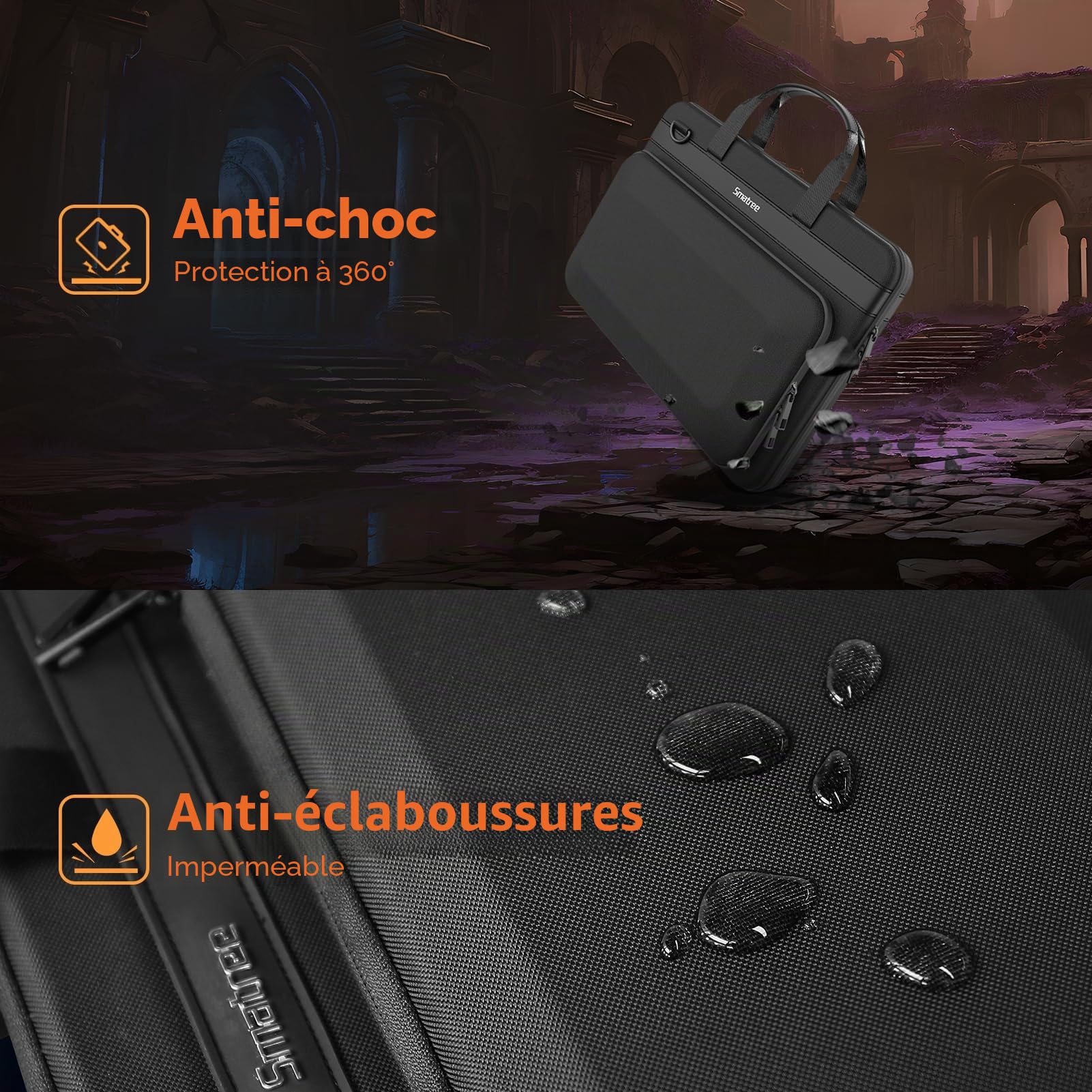 Smatree Sac Rigide ROG Flow Z13 (2022) 13,4 Pouces Gaming Laptop, pour ROG Flow Z13 (2023) GZ301