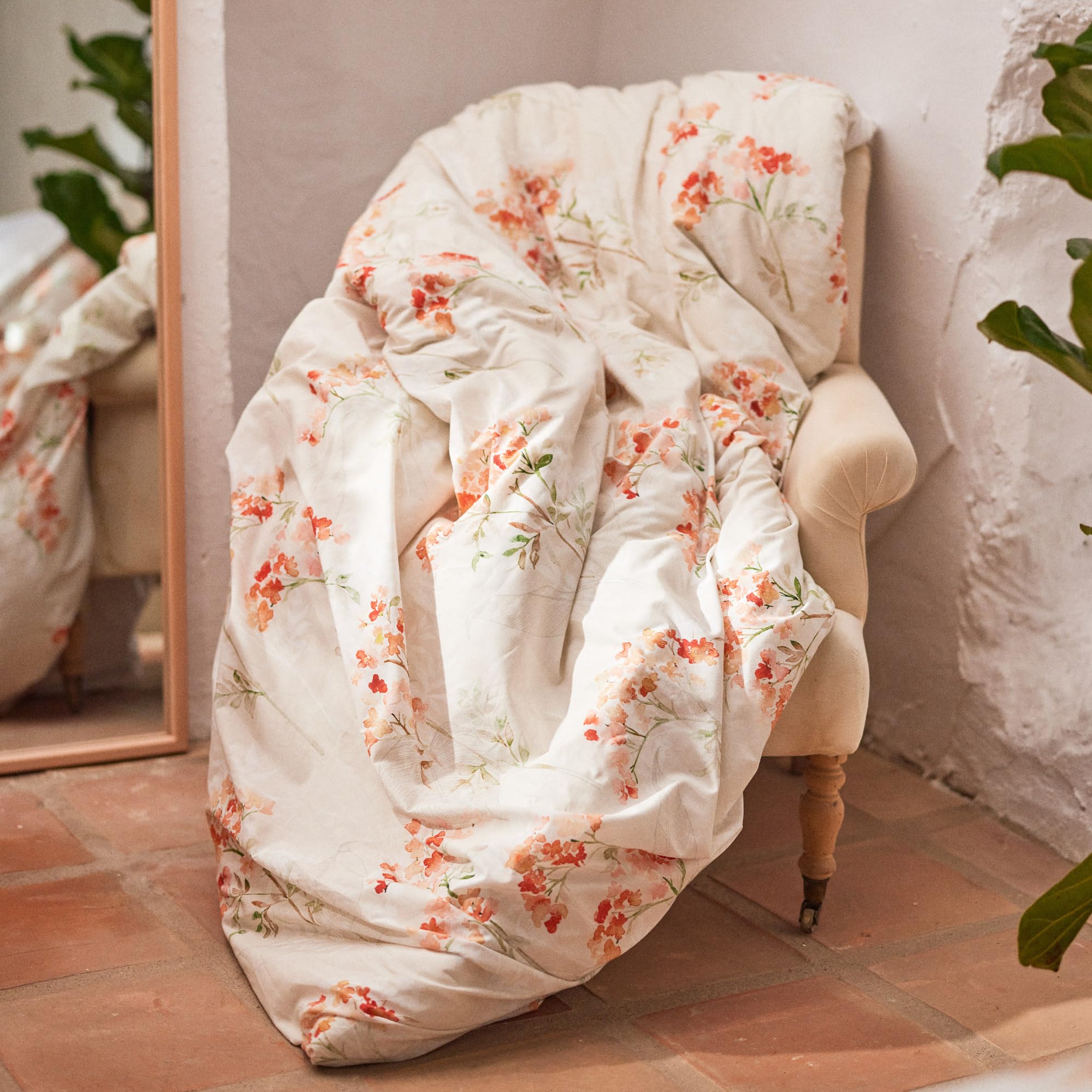 Housse de couette Riomaggiore 220x220 cm créez un cocon de douceur lit 135