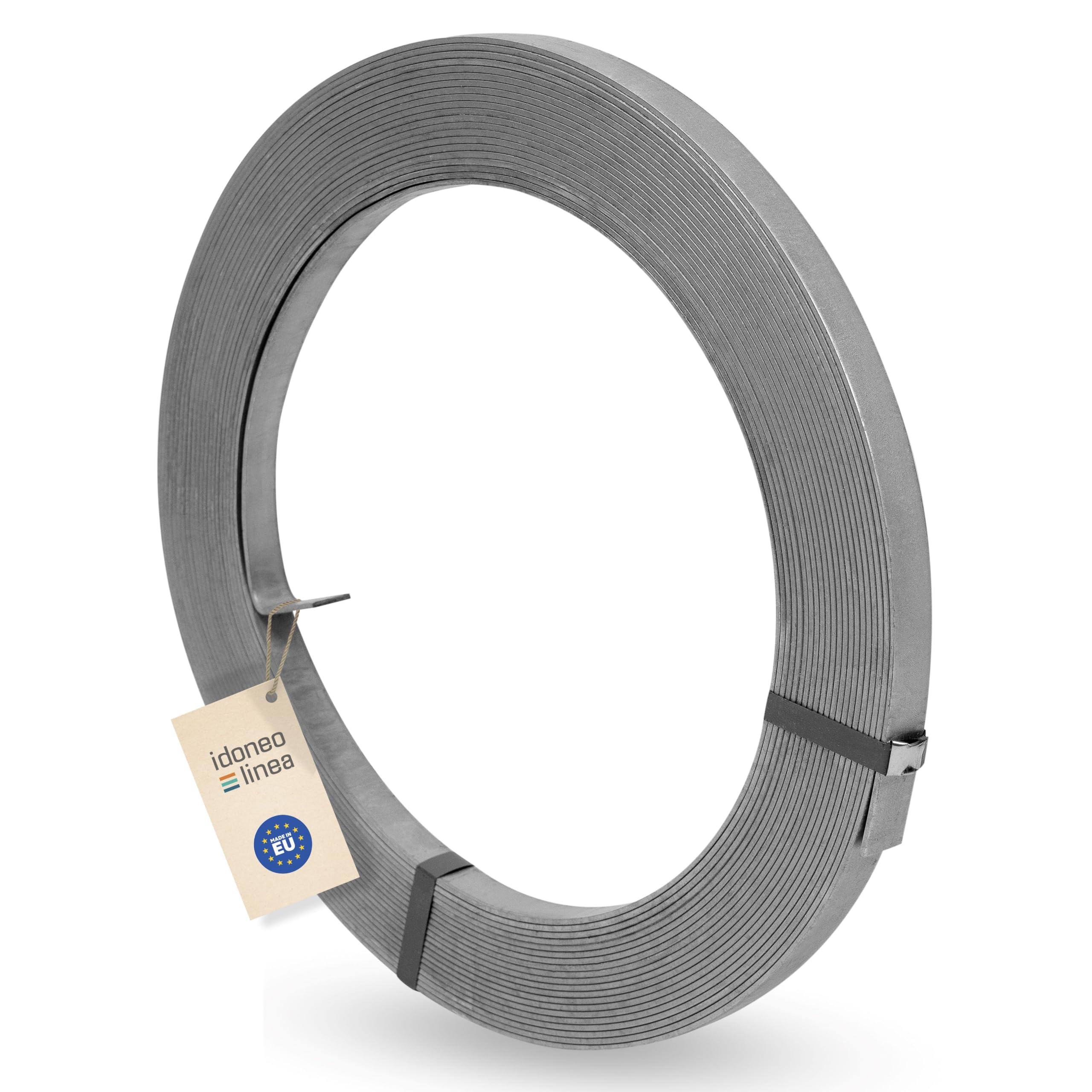 Erdungsband/Erdband aus verzinktem Stahl – Ring 30 m x 3,5 mm, 25 kg – Erdungsleiter für Blitzschutz, Erdungsanlagen & PV-Anlagen