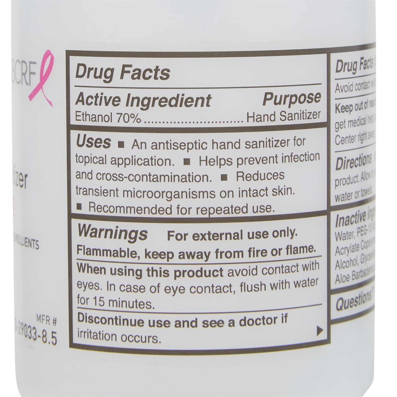 McKesson Foaming Hand Sanitizer with Aloe, 8 1/2 oz Pump Bottle, 1 Count, 1 Pack - Image 9