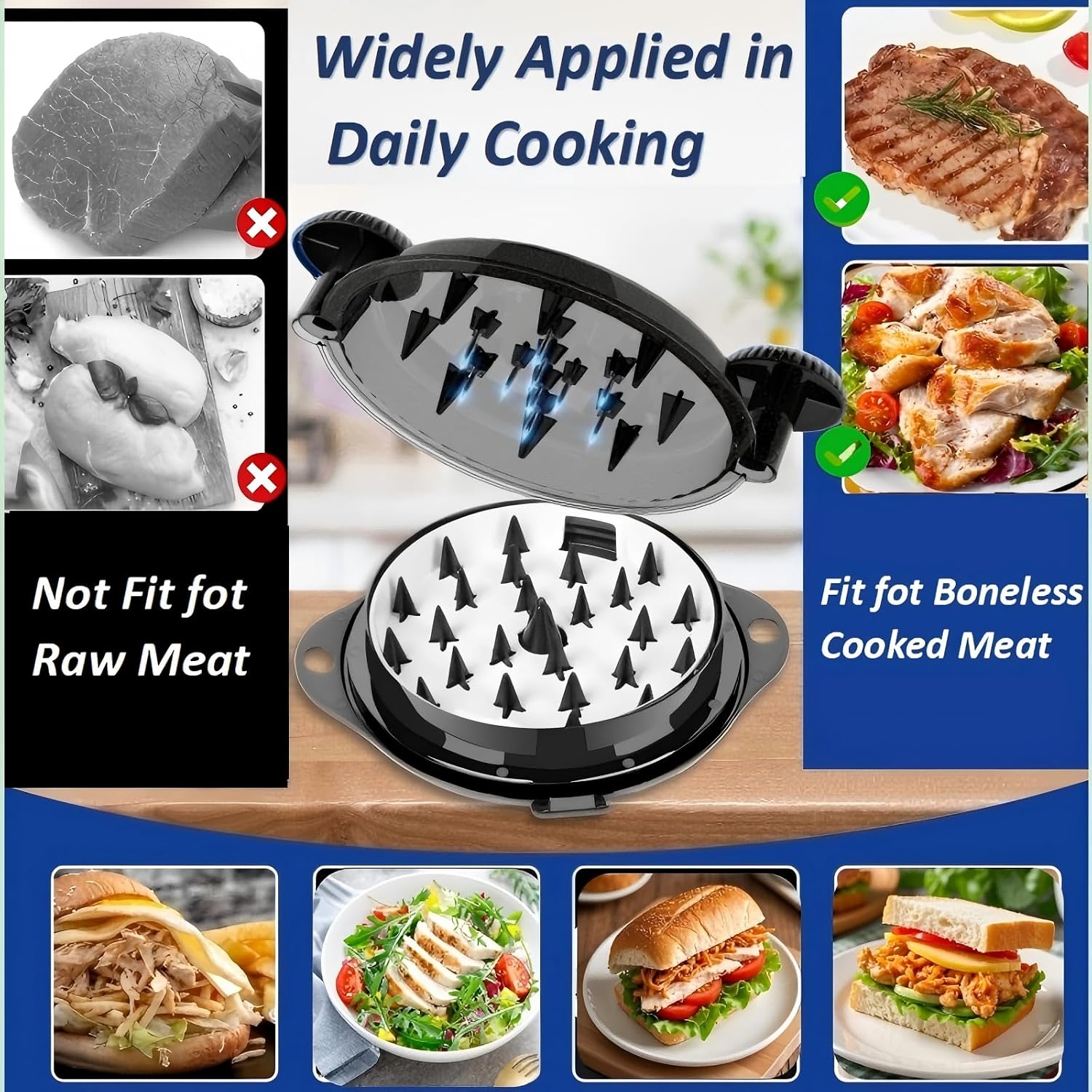 Premium Ice Cube Box and Chicken Shredder with Creative Design image 5