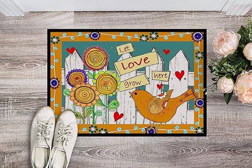 Miniatura 132 de Caroline's Treasures PJC1117JMAT - Felpudo para puerta delantera de 24 x 36 pulgadas, tapete antideslizante lavable de pelo bajo, 24 x 36 pulgadas